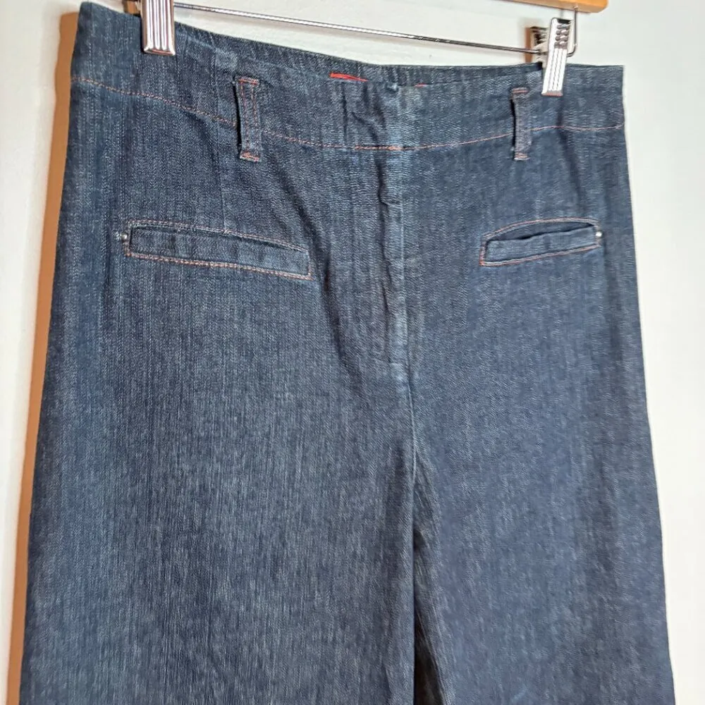 Anthropologie Cartonnier dark wash wide leg jeans - Image 2