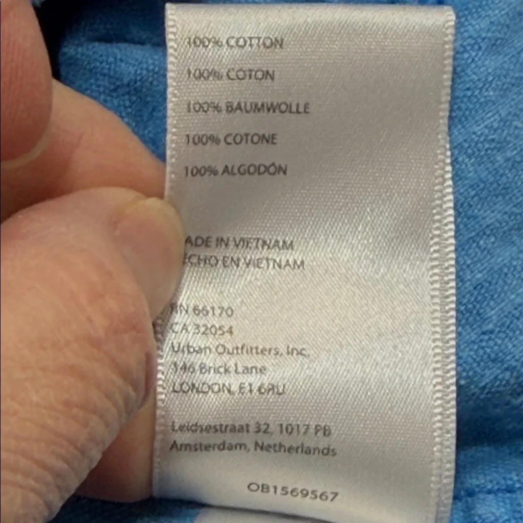 Urban Outfitters BDG Blue Carissa Cropped Corduroy Jacket - Image 9