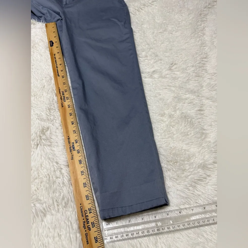 Pendleton Chino Crop Pant Semi-Satin Dusty Steel Blue Stretch women’s Size 6 - Image 10