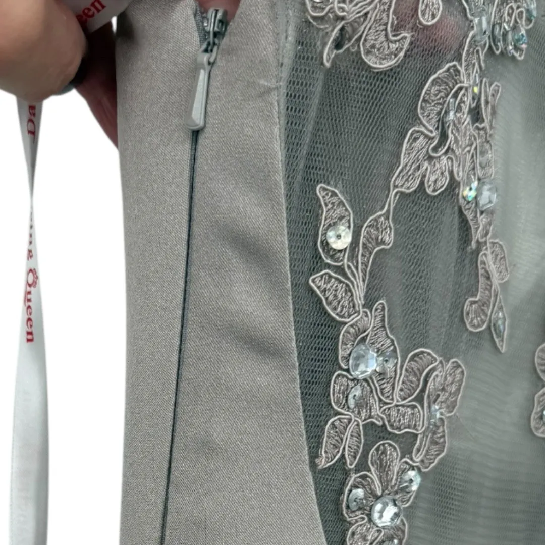 NWT Dancing Queen Sleeveless Sequin Embellished Formal Long Dress‎ Gown Size XS - Image 11