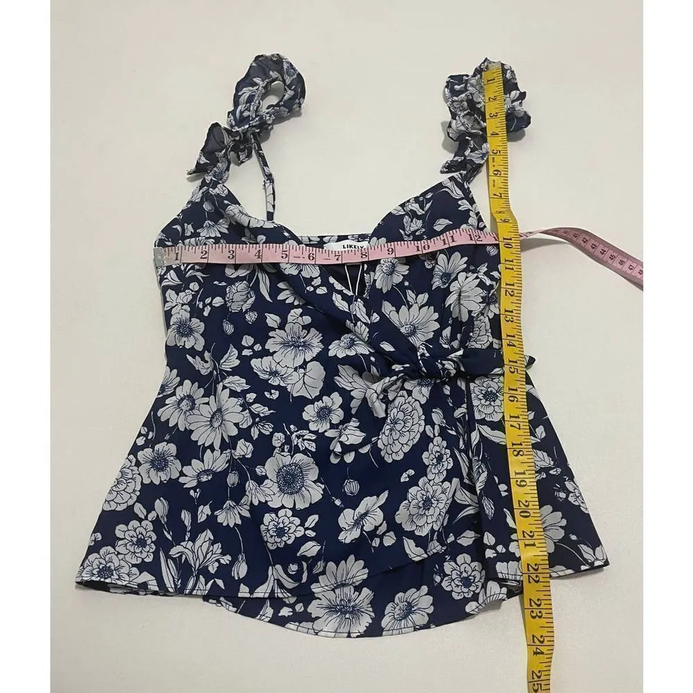 Ann Taylor Cowl Neck Drawstring Sweatshirt Long Sleeve Pullover Navy Blue Medium - Image 6