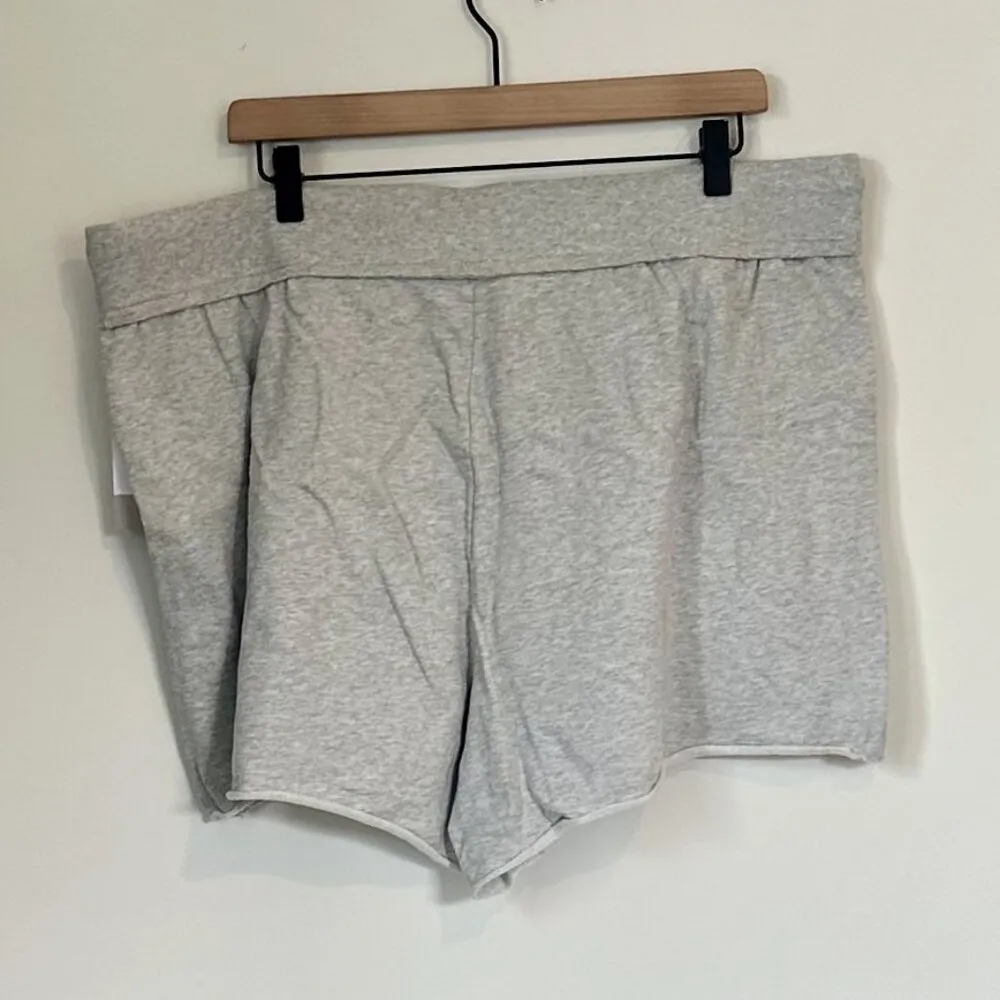 NWT BP Gray Women's Pull-On Organic Loungewear Comfort Shorts - 2X - Image 5