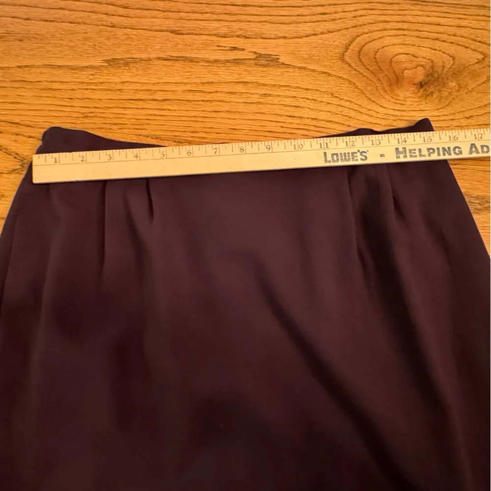 NWT Vintage En Avance Women's Size 14 2 Piece Skirt Suit Brown Gold Buttons - Image 6