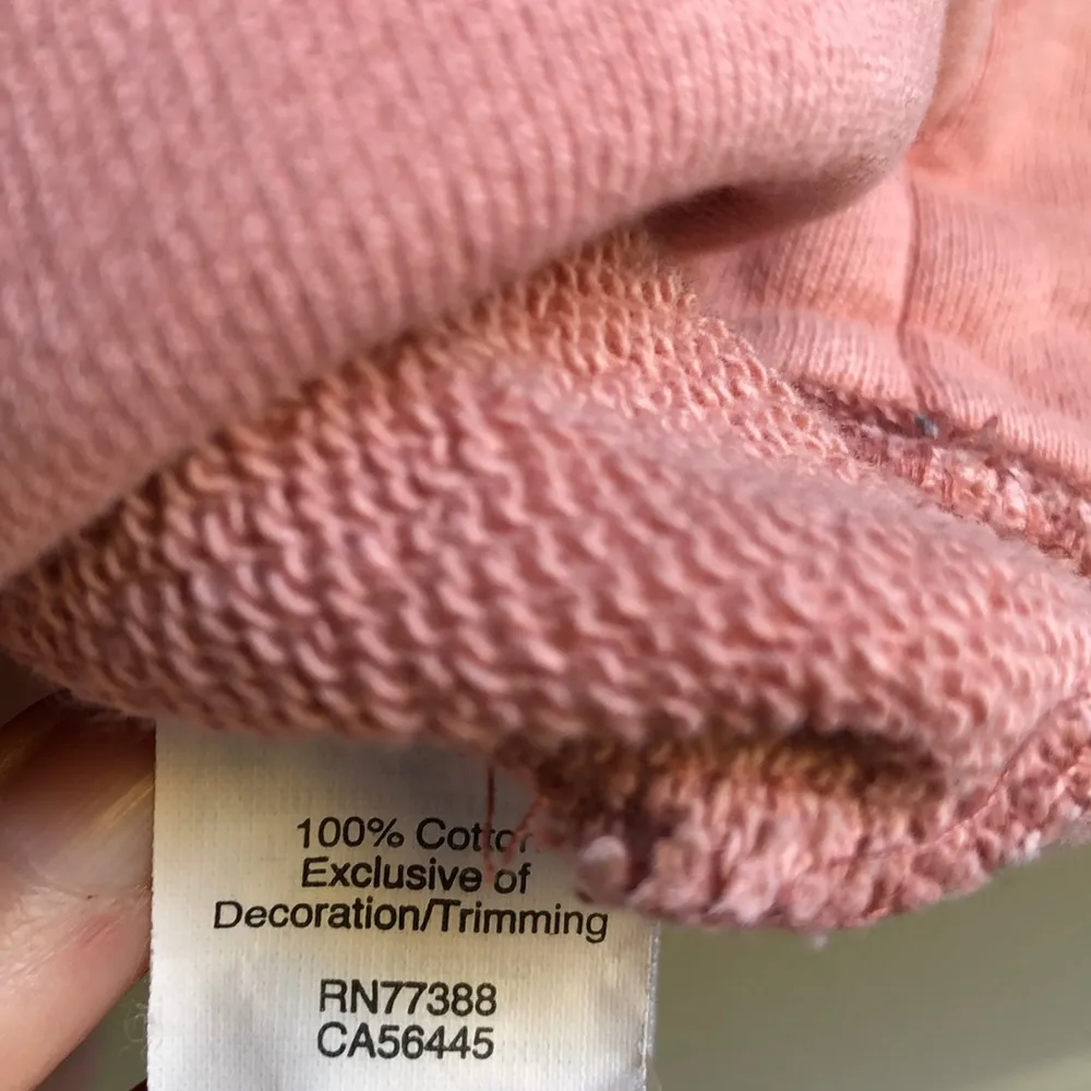 Madewell Vintage Mockneck Sweatshirt Pink Size Small - Image 4