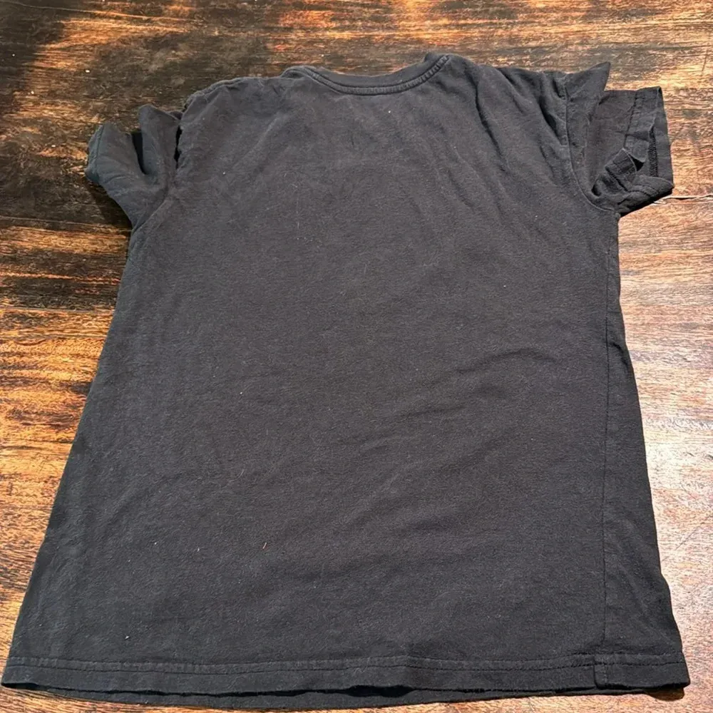 Def Leppard xs faded black t shirt band T - Image 5