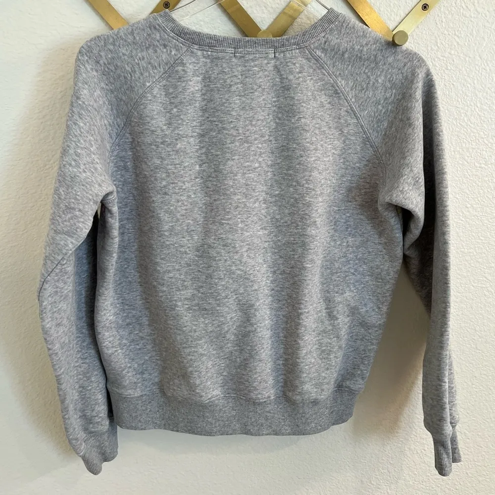 Rebecca Minkoff Super Crewneck Pullover Sweater Grey Small - Image 4