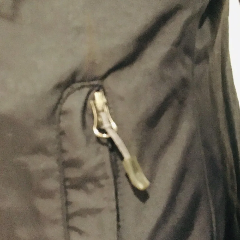 COLUMBIA Black Nylon Omni Shield Rain Jacket Windbreaker No Hood Women's Small - Image 9