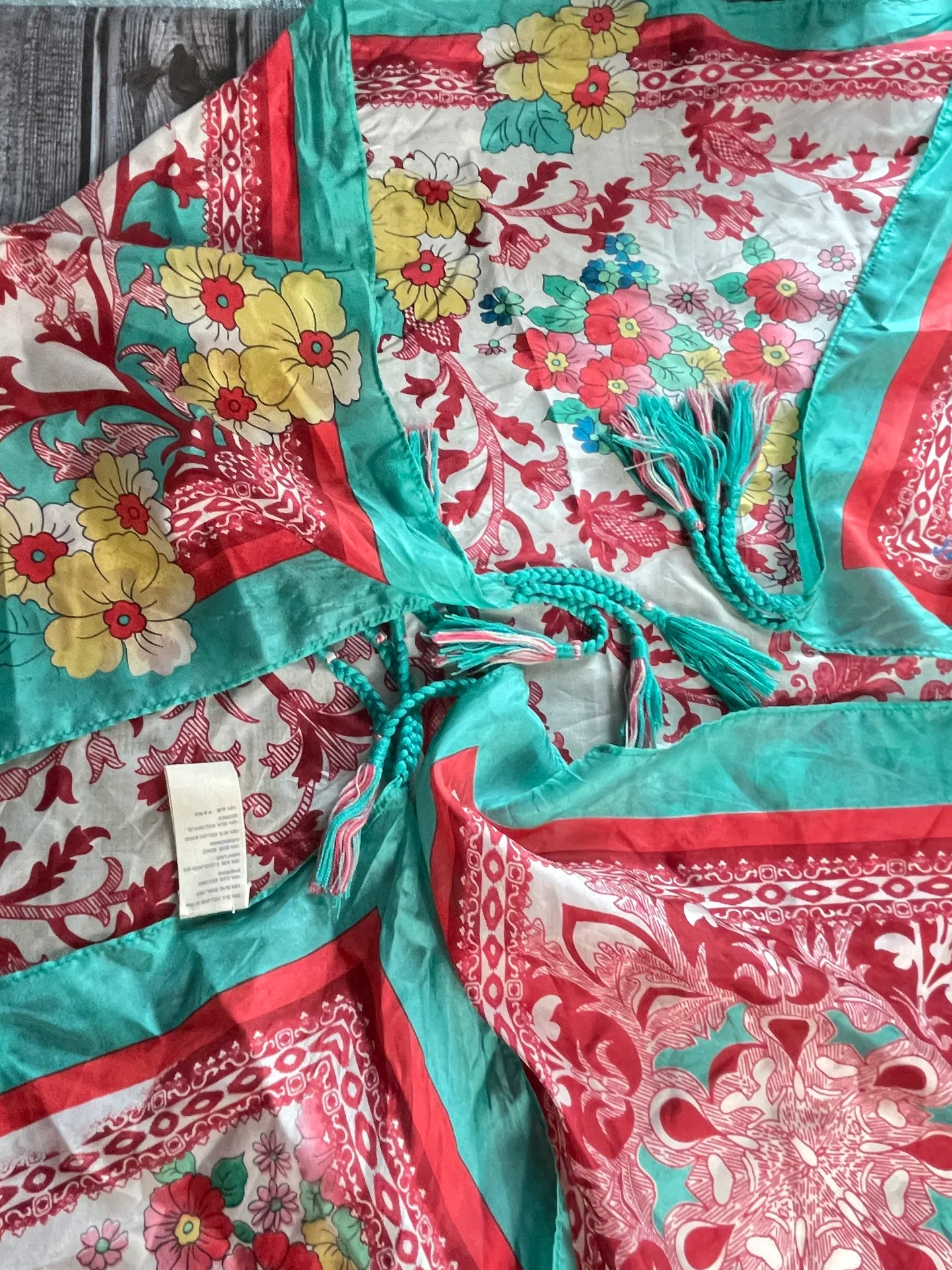 Johnny Was Silk Scarf - Image 4