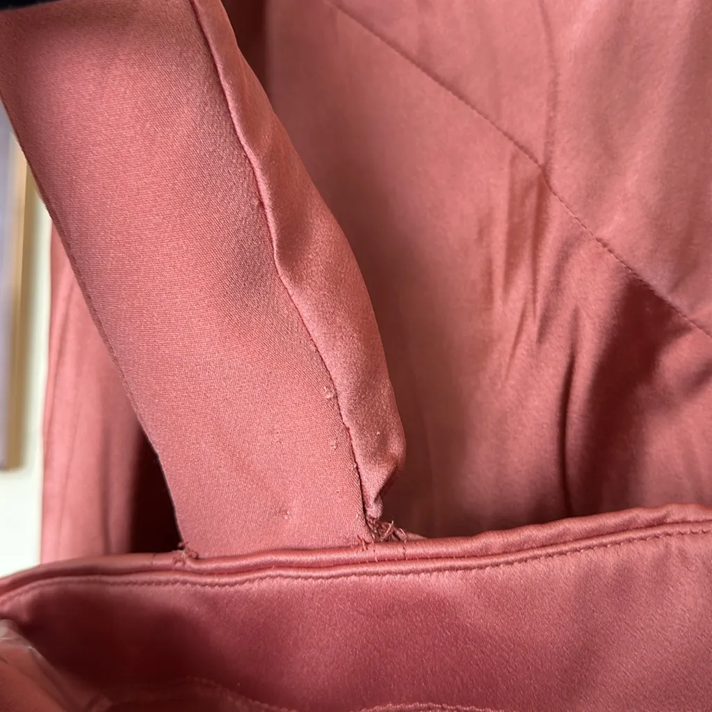 HOUSE OF CB SET‎ Aella top 'Colette' Rose Satin Low Waist Midi Skirt NWOT Size S - Image 6