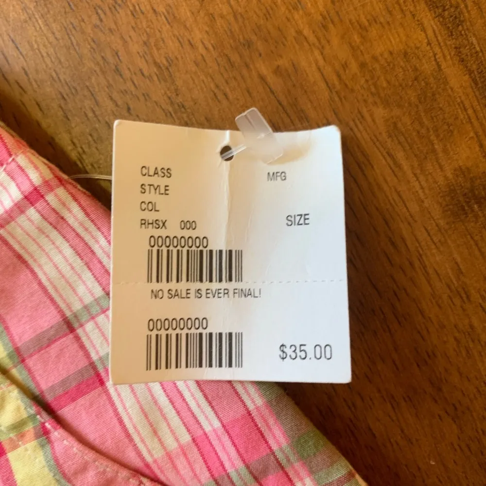 The Limited NWT Mini Skirt Plaid Pink, White, Green, Yellow Pencil Spring Summer - Image 7