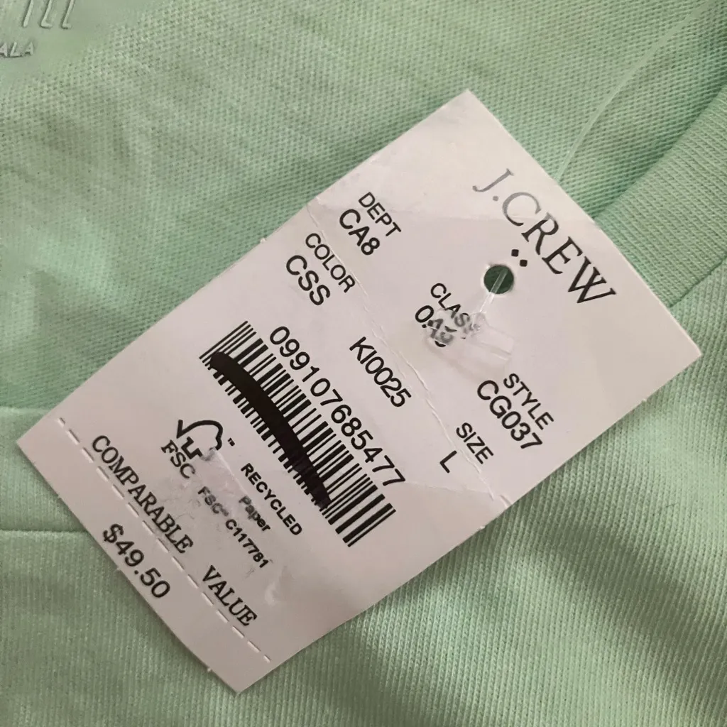 J.Crew Womens Green Sporty Cats Collectors Graphic Tee - Image 6