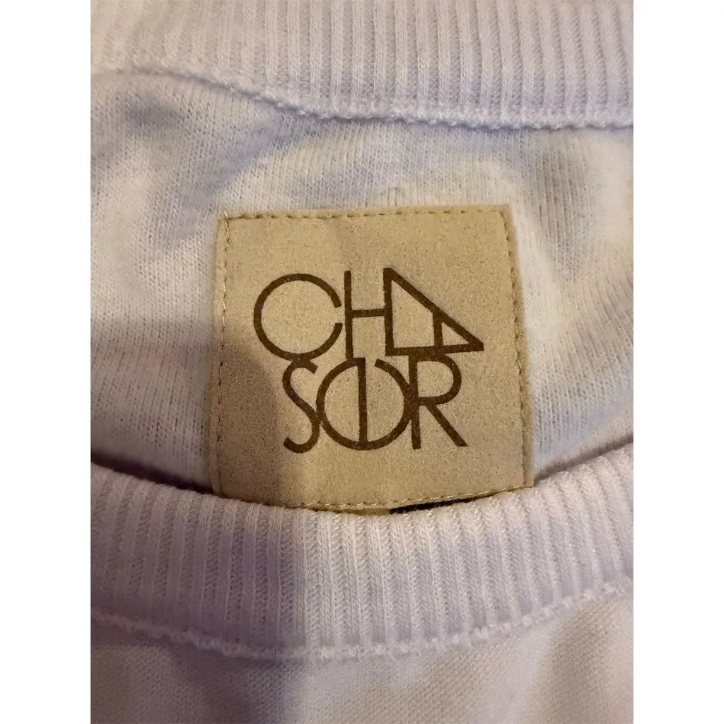 Chaser Women's White Long Sleeve Pullover Sweatshirt Size L Casual - Image 8