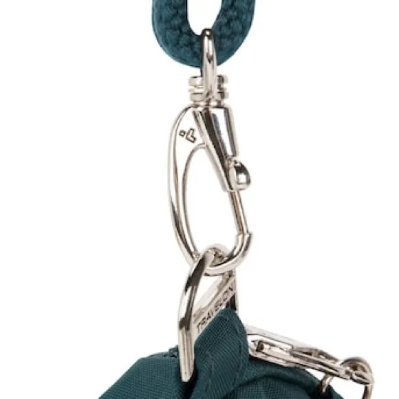 Travelon Essentials 5.25 x 10.5 x 1.5 Lockable Peacock Crossbody Bag - Image 7