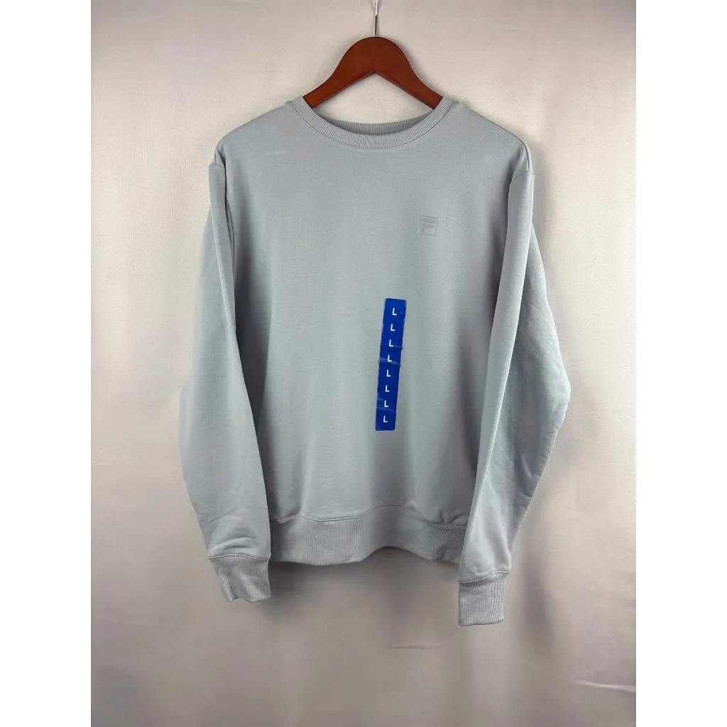Women’s Fila Size Large Light Blue Crewneck - Image 2