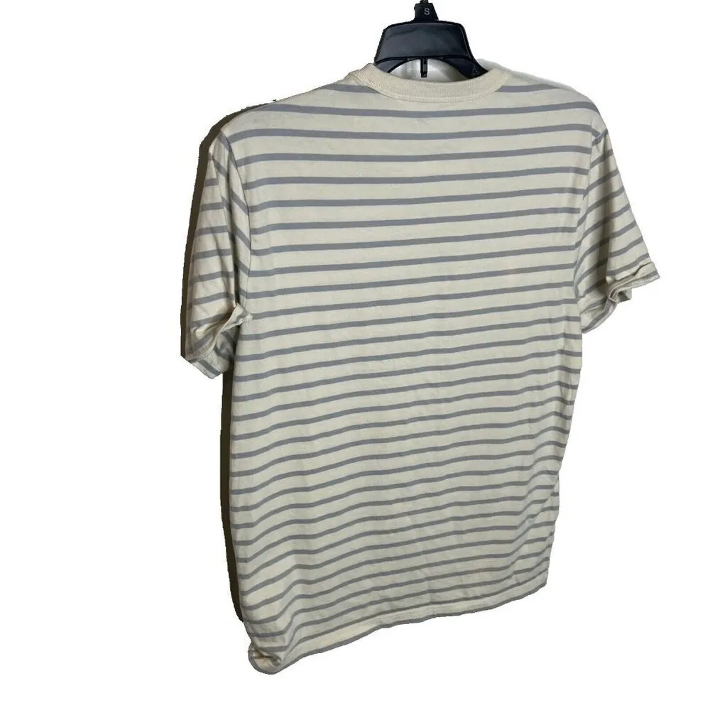 Madewell Mens Garment Dyed Allday Crewneck Tee Stripe Size XS NM162 - Image 7