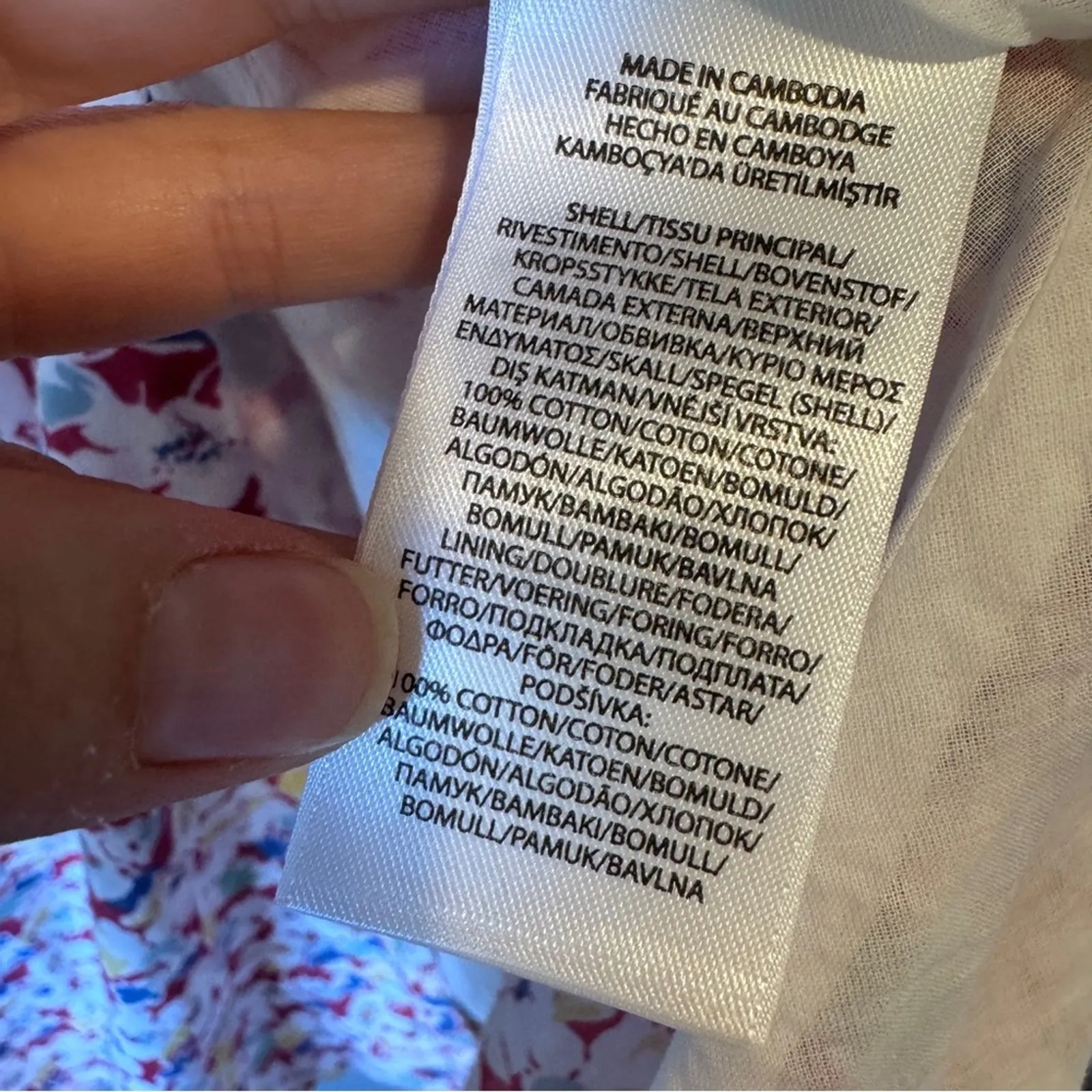 Polo Ralph Lauren Ditsy Floral Mini Wrap Dress Womens 4 Ruched Sleeve Casual - Image 8