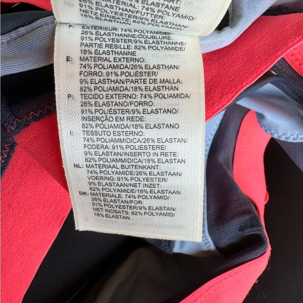 Adidas x Stella McCartney Thick Strap Colorblock Bikini Top Sports Bra Small - Image 7