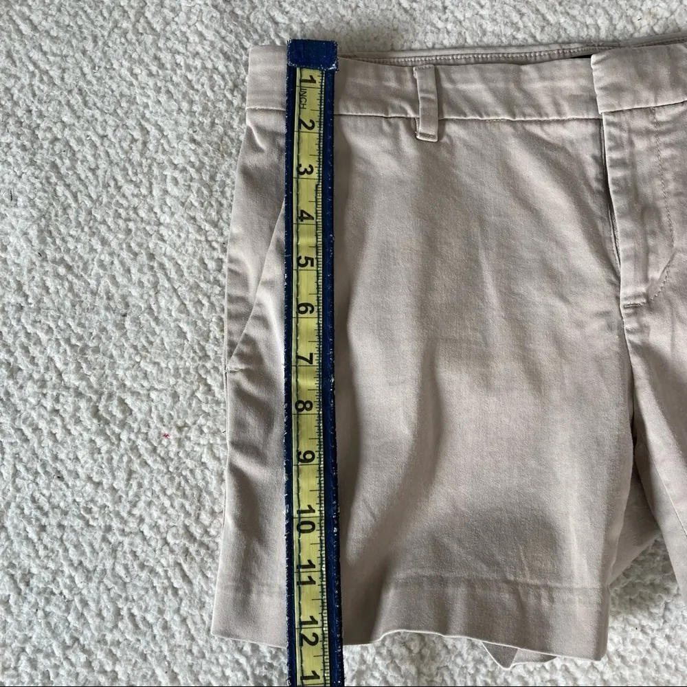 Banana Republic Avalon Khaki Chino Shorts Tan Cream Brown XSmall 0 - Image 5