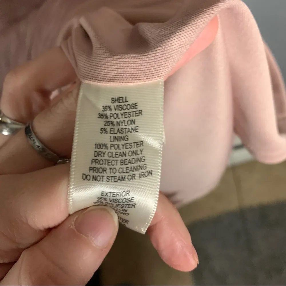 Eliza j pink bejeweled neckline sheath dress - Image 4