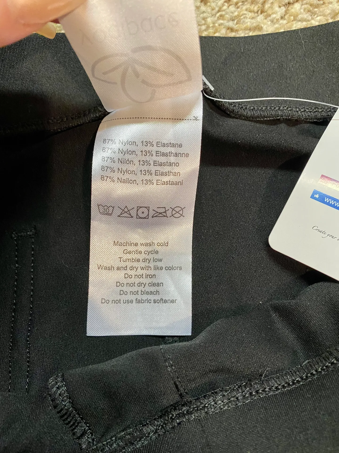 Yogipace Yoga Work Pants Black Size L - Image 5