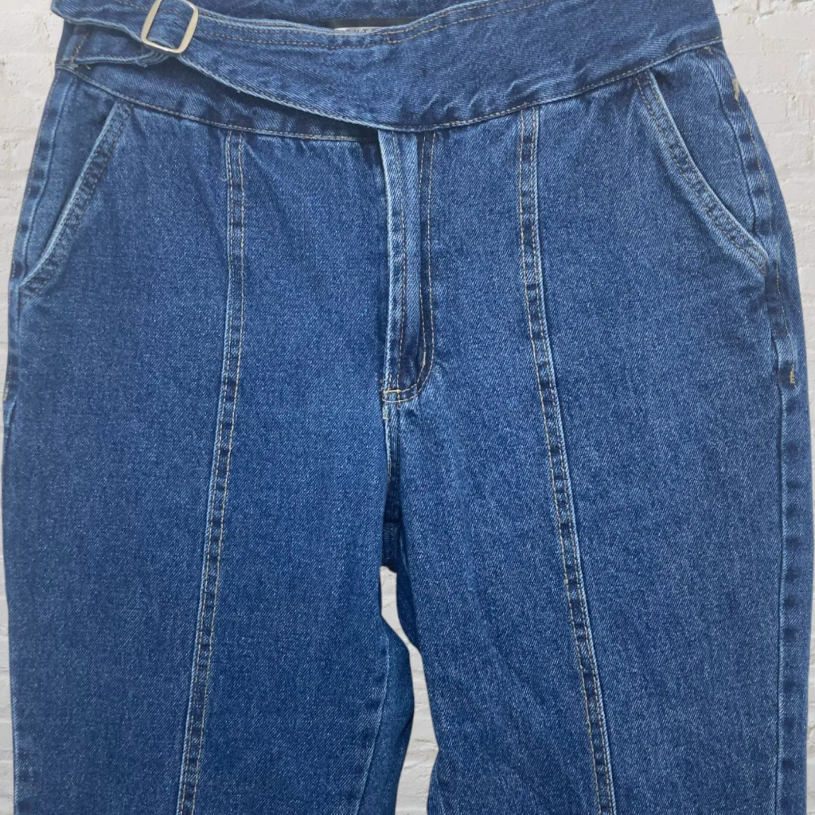 Brytch High Waist Mom Brazilian Jeans 42 (US 10 - Image 4