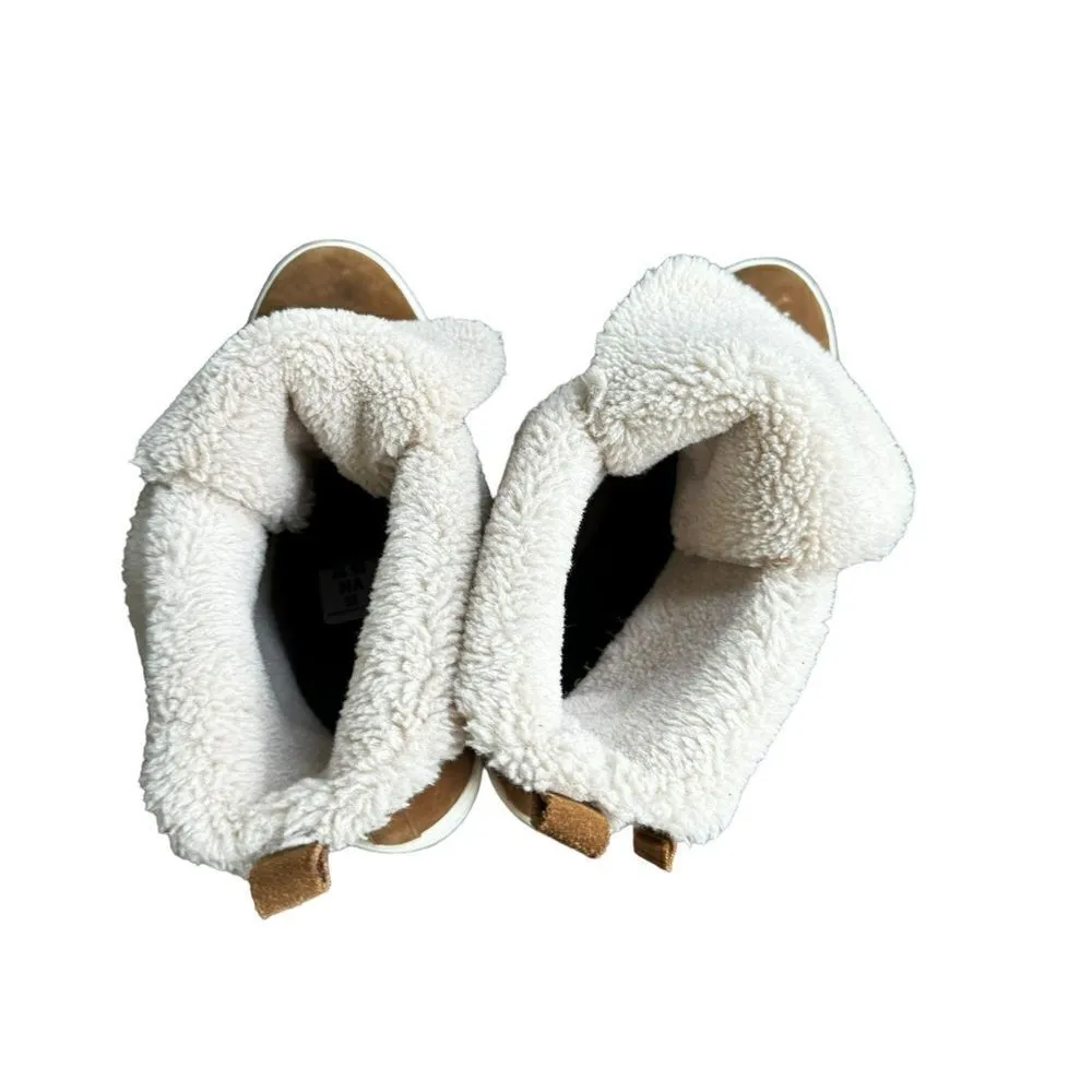 CECELIA NEW YORK Julie Wedge Sneaker Boots in honey 7.5 Tan - Image 5