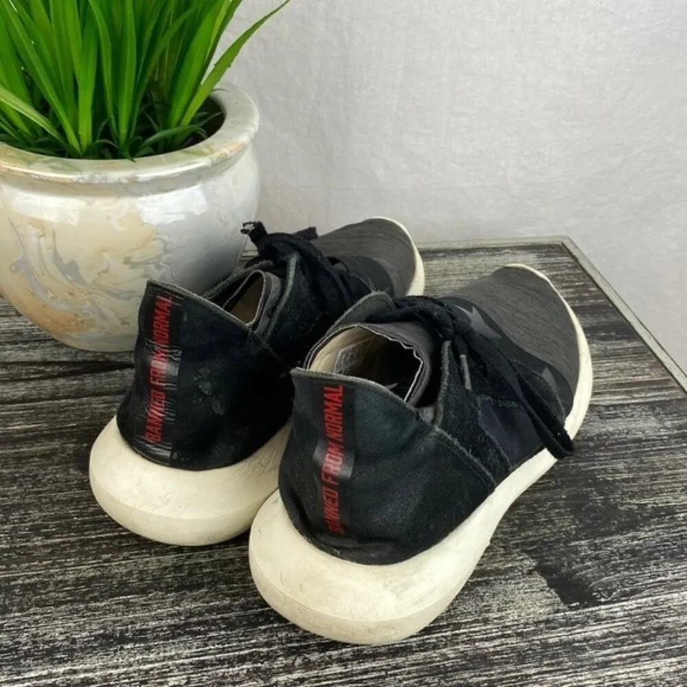 Adidas Woman's Tubular Defiant Black & White Athletic Shoes 7 - Image 5