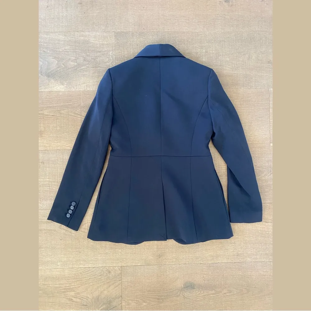 equipment femme navy blue one button blazer jacket - Image 5