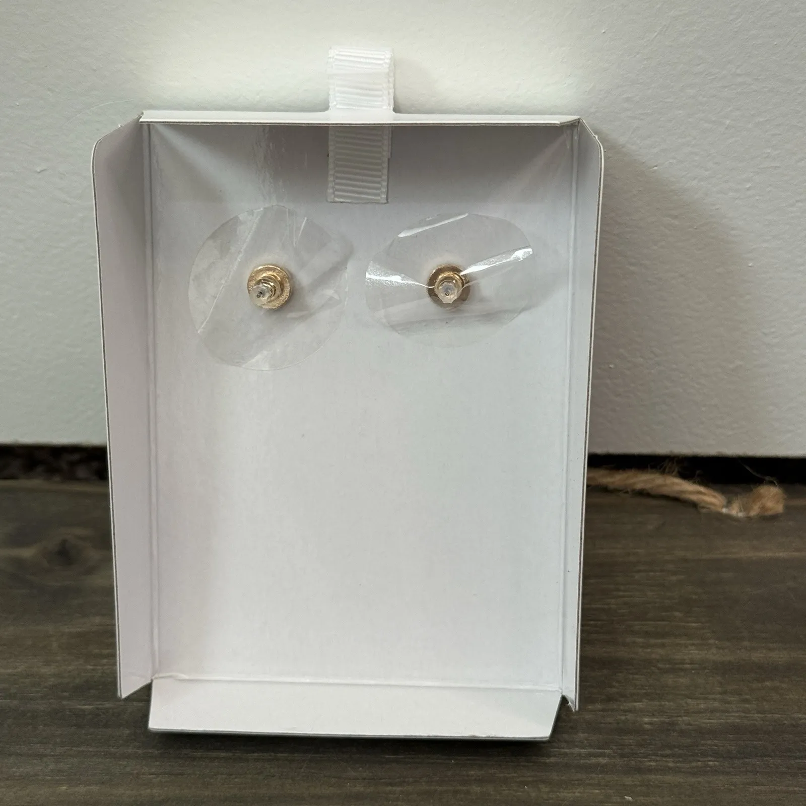 Piper K Embellished It's Game Time Football Earrings New‎ In Box Gold - Image 3