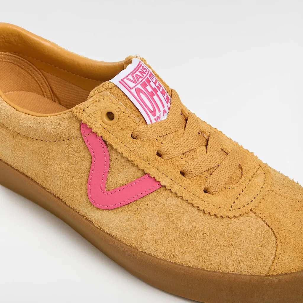 NEW VANS Trainers Vans Women Sport Low Gum Multi Yellow Suede Leather 9 - Image 4