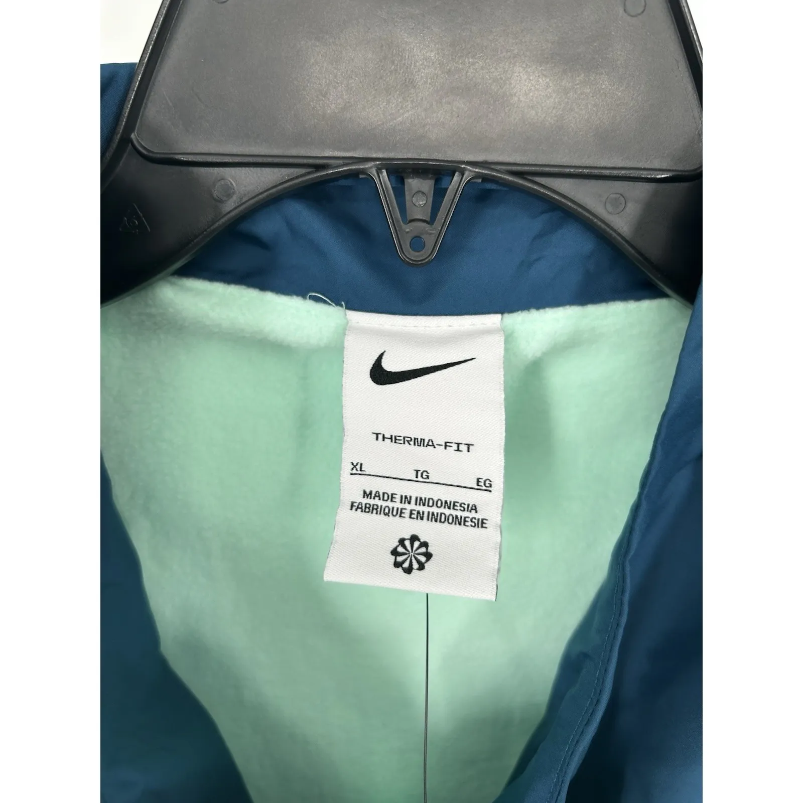Nike Training Jacket Therma Fit Full Zip Up DQ6723-379 Mint Green Womens XL‎ - Image 4