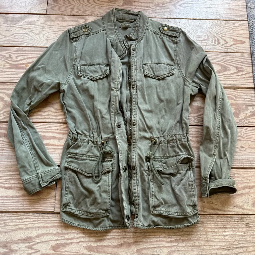 Lucky brand utility jacket size m - Image 2