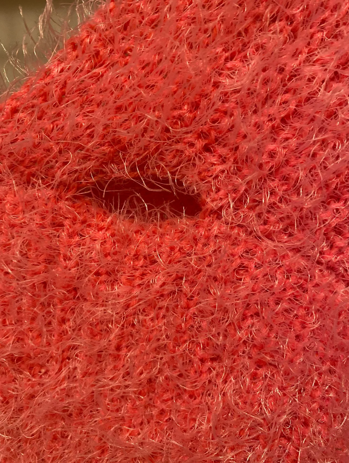 pink fuzzy sweater Size L - Image 3