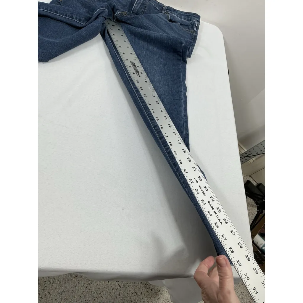 Womans Excellent Condition Nine West Super Skinny Blue Jeans Size 16 0116/P-3 - Image 8