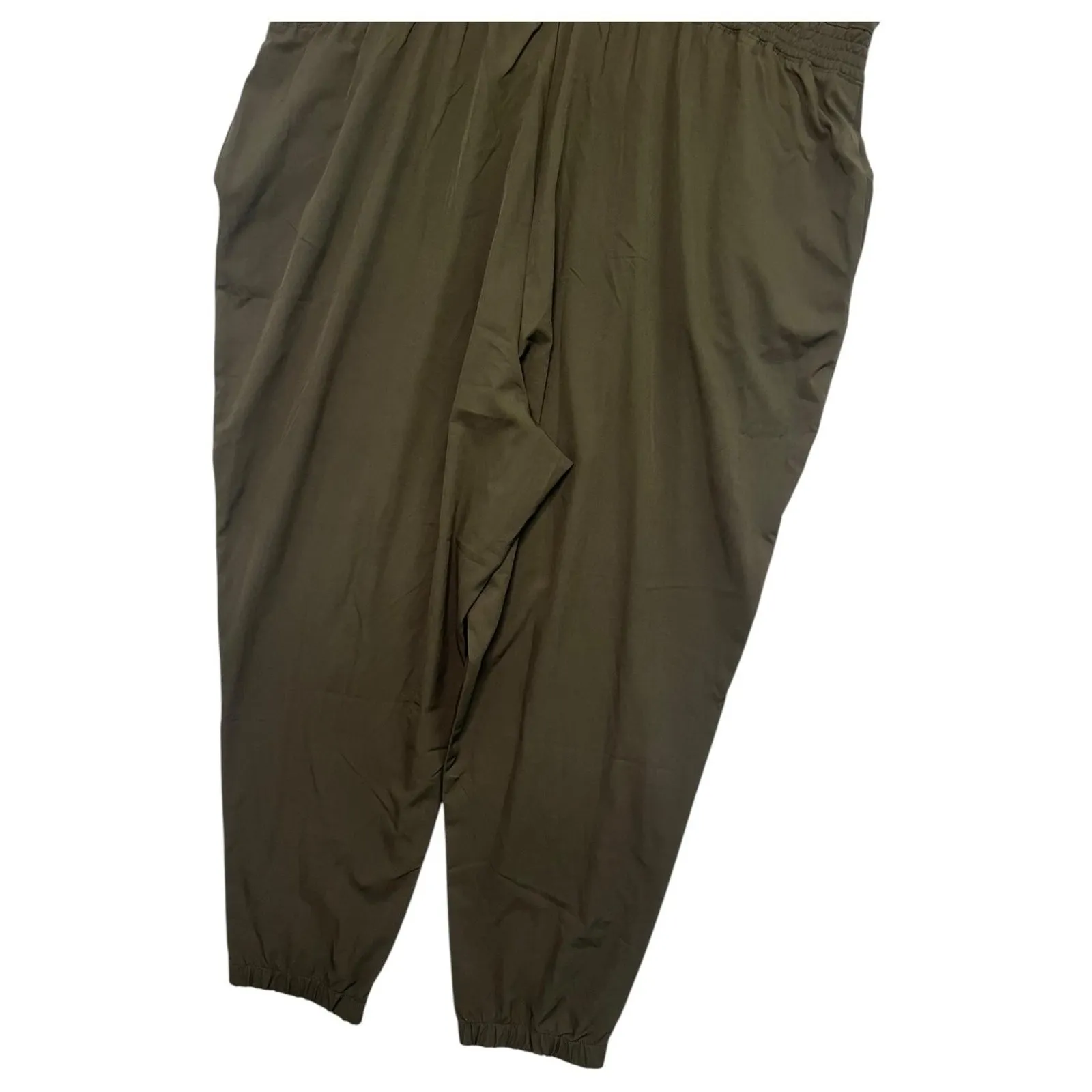 Old Navy Active Jumpsuit Womens 2XL Olive Green StretchTech Sleeveless Pockets - Image 9