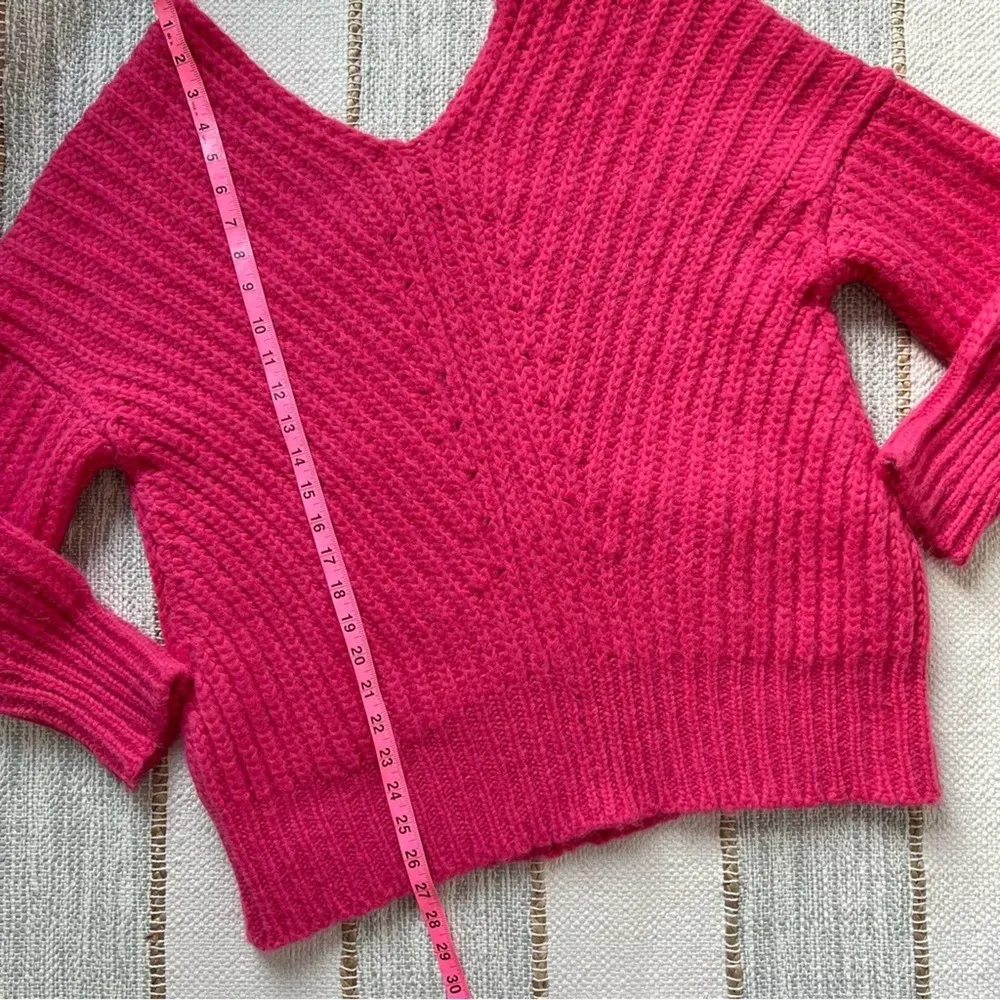 Cuyana Pinm Wool Alpaca Blend V-Neck Chunky Knit Slouchy Sweater Women’s XS / S - Image 5