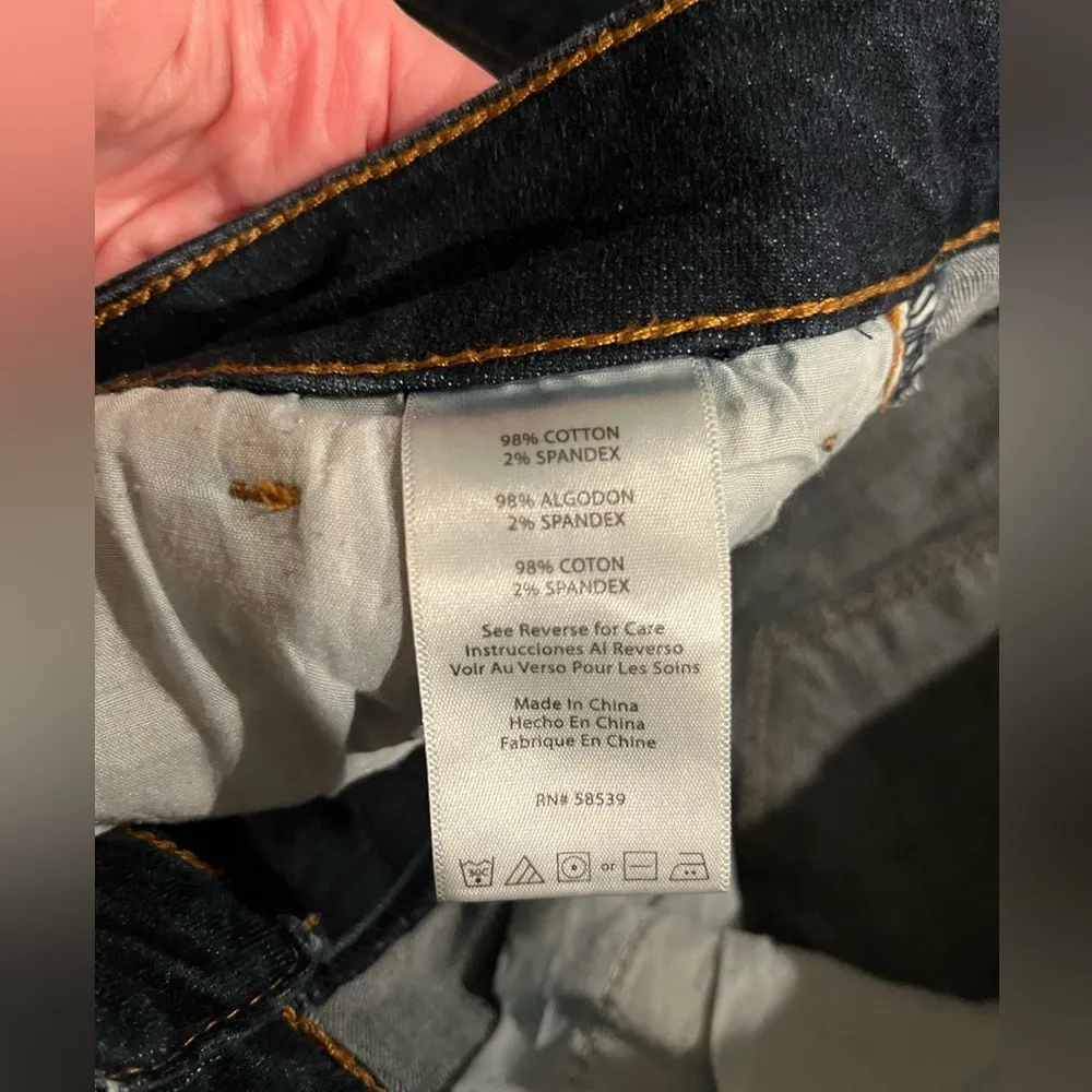 STS blue Skinny Ankle Jeans with raw hem Sz31 - Image 3