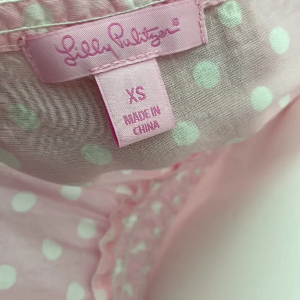 Lilly Pulitzer pink polkadot jungle nightgown - Image 6