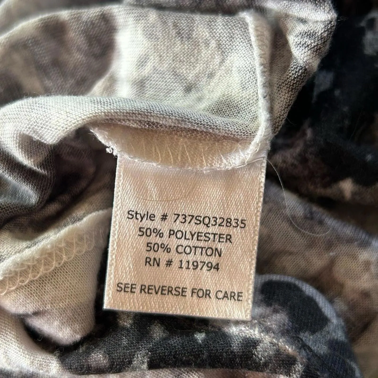 One World Womens Black & White Crochet Sleeveless Tank Top Medium - Image 7