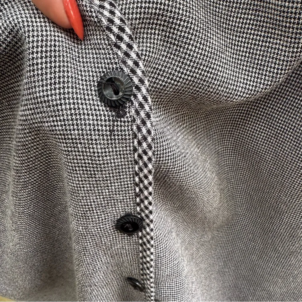 Vintage Kathie Lee Collection Sleeveless Knit Vest Gray Size XL - Image 5