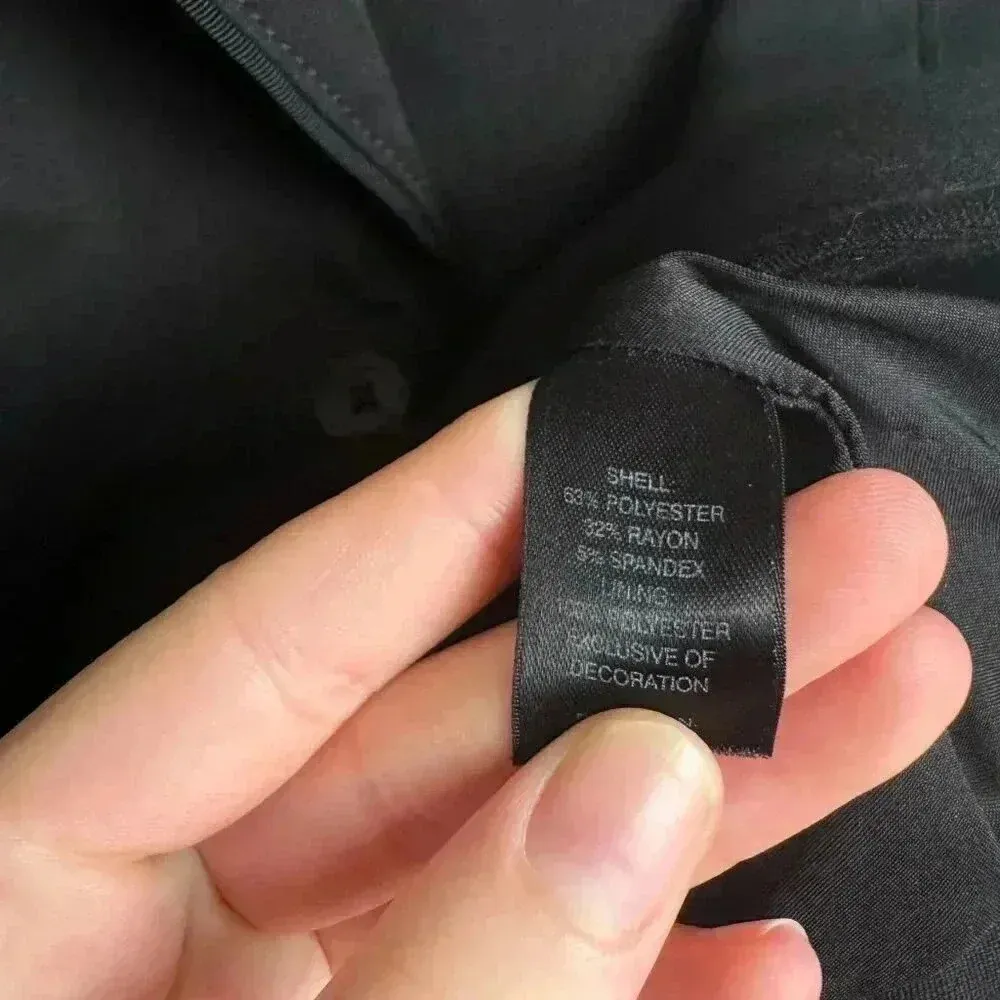 White House/Black Market  3/4 sleeve 2-button blazer ruffle detail size 2 H30 - Image 5