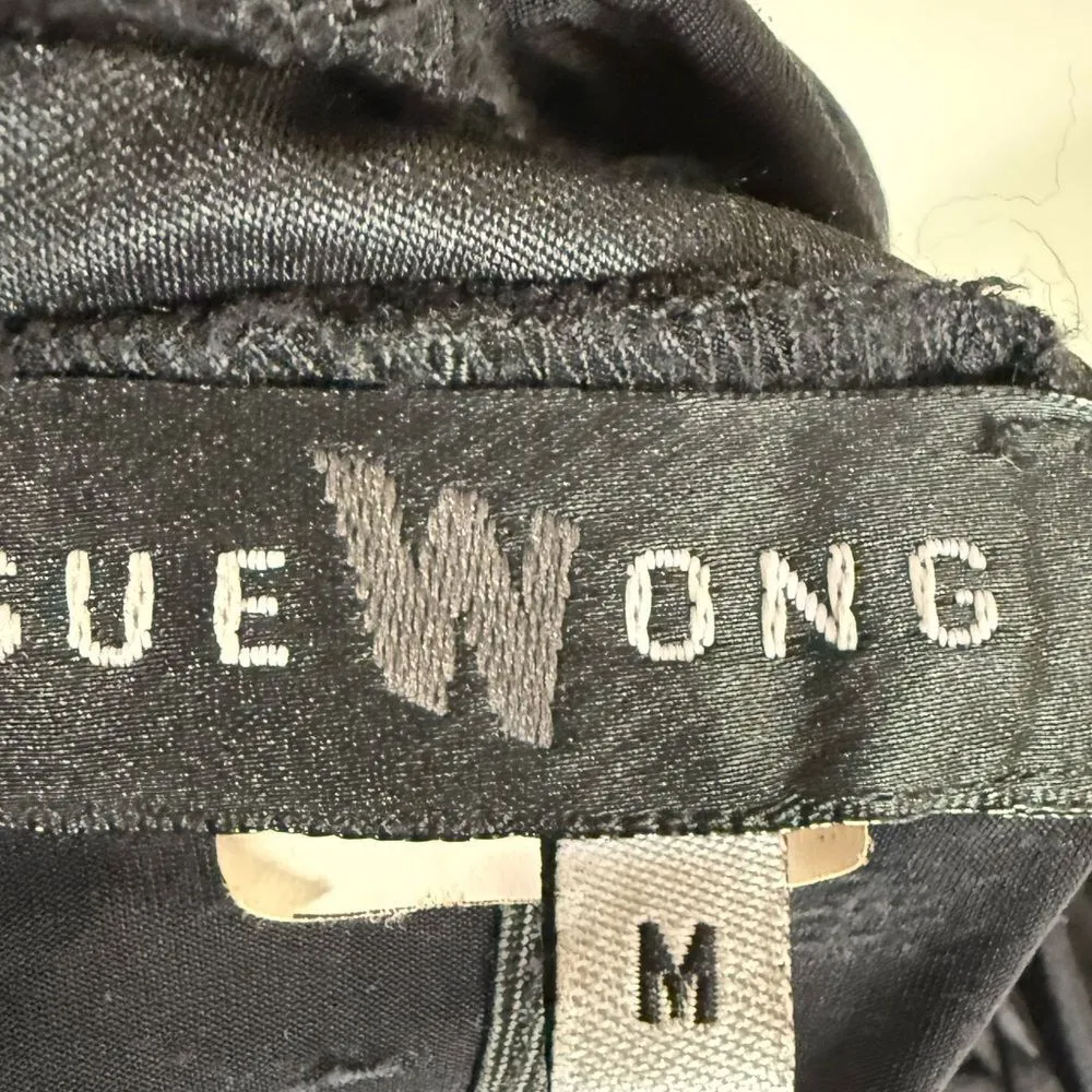 Y2K Sue Wong Deadstock Bodycon Midi Sexy Timeless LBD Ethereal Whymsy Dress - Image 8