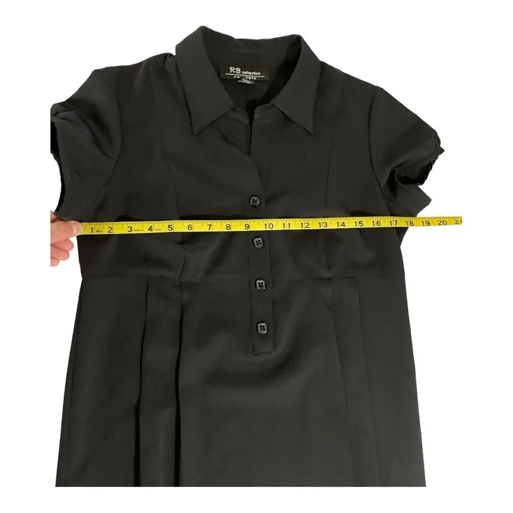 “RB Collection New York” Women BlackDress. Size: 8 Brown - Image 9