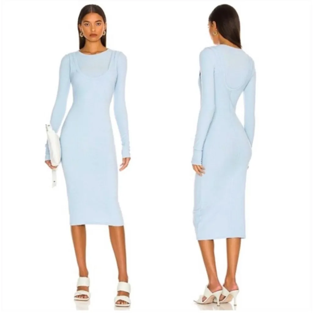 The Line By K Adbiel Dress in Powder Blue size Small Revolve - Image 2