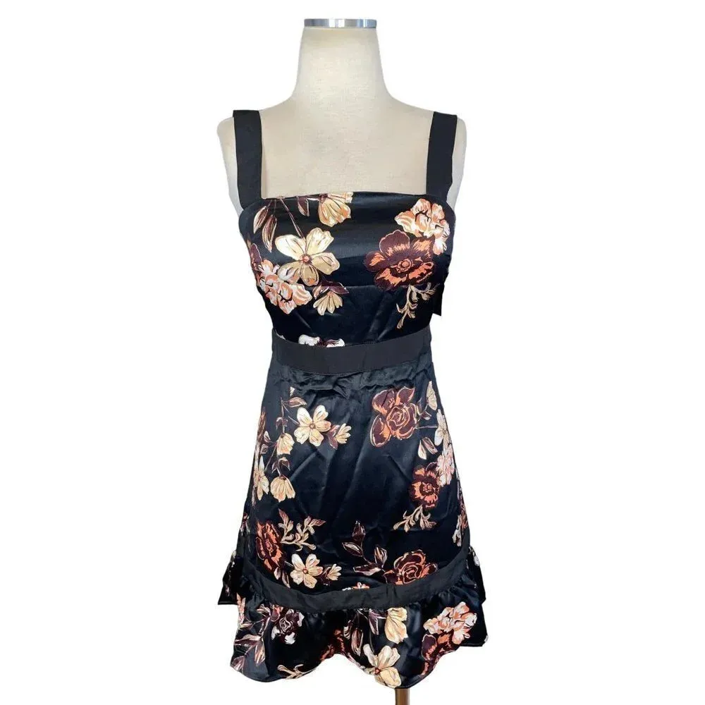 NBD Ashlynn Dress in Midnight Fleur XSmall New Womens Cocktail Party - Image 4