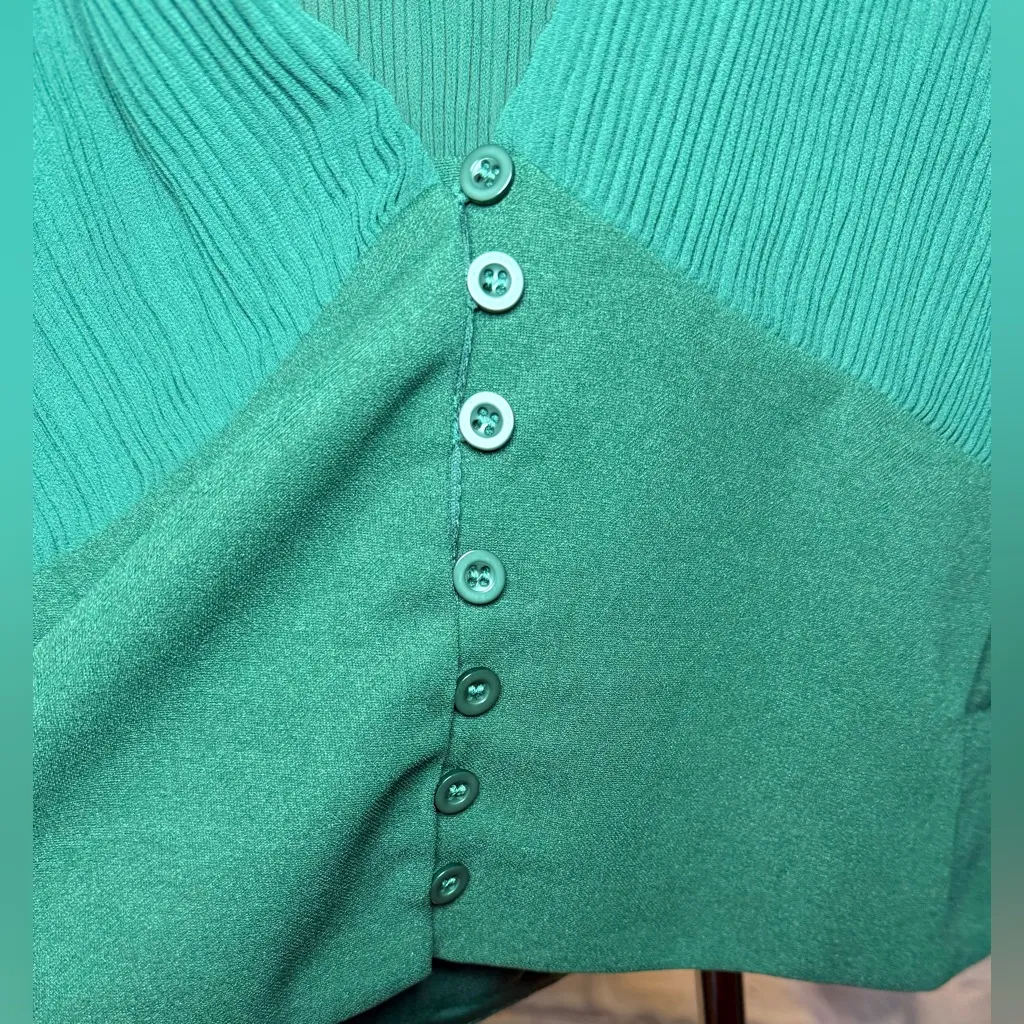 HYFVE Green Knit Top - Image 2