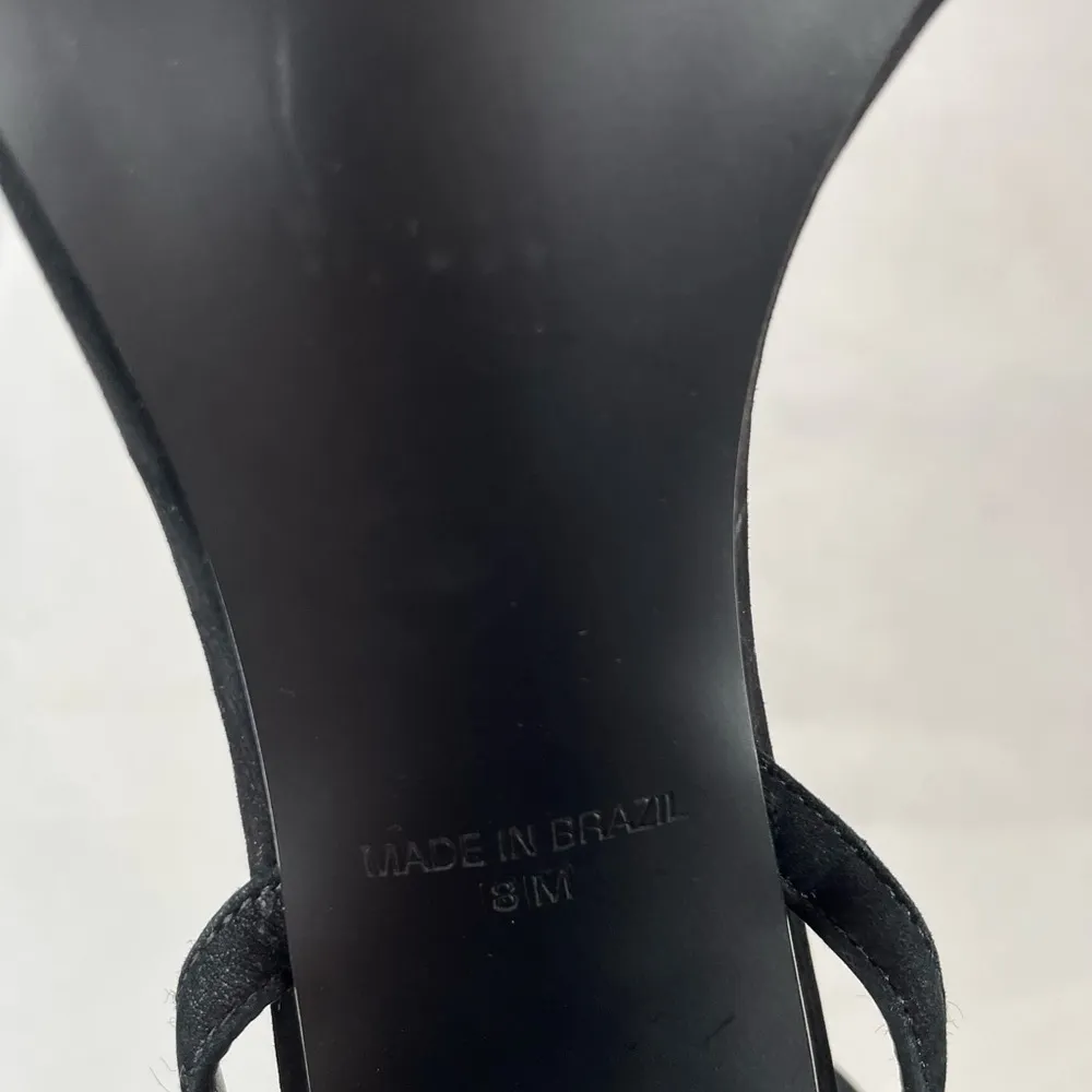 Steve Madden Popular‎ Studded Square Toe Heeled Sandal in Black Size 8 - Image 7