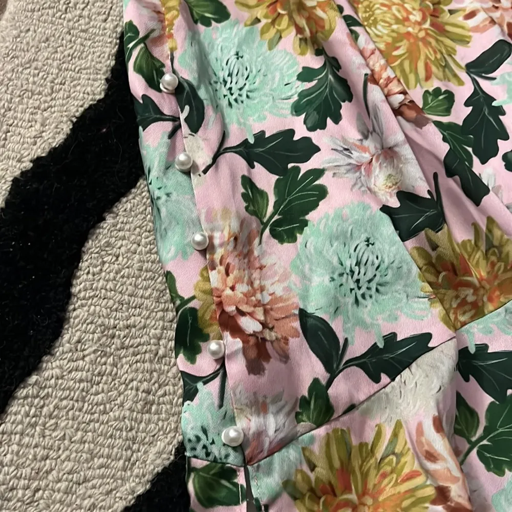 Sam Edelman Elegant Pink Garden Party Floral Sleeveless Maxi Dress - Image 6