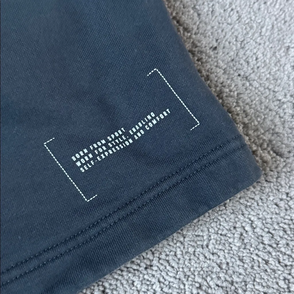 Adidas Charcoal Gray Sweat Shorts SIZE M - Image 6