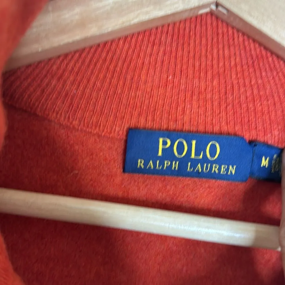 Polo Ralph Lauren Wool Pullover Sweater featuring mock neck Merino wool Sz M Size M - Image 6
